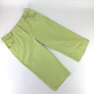 2/$20 mac & jac Green Capri Pants, 8